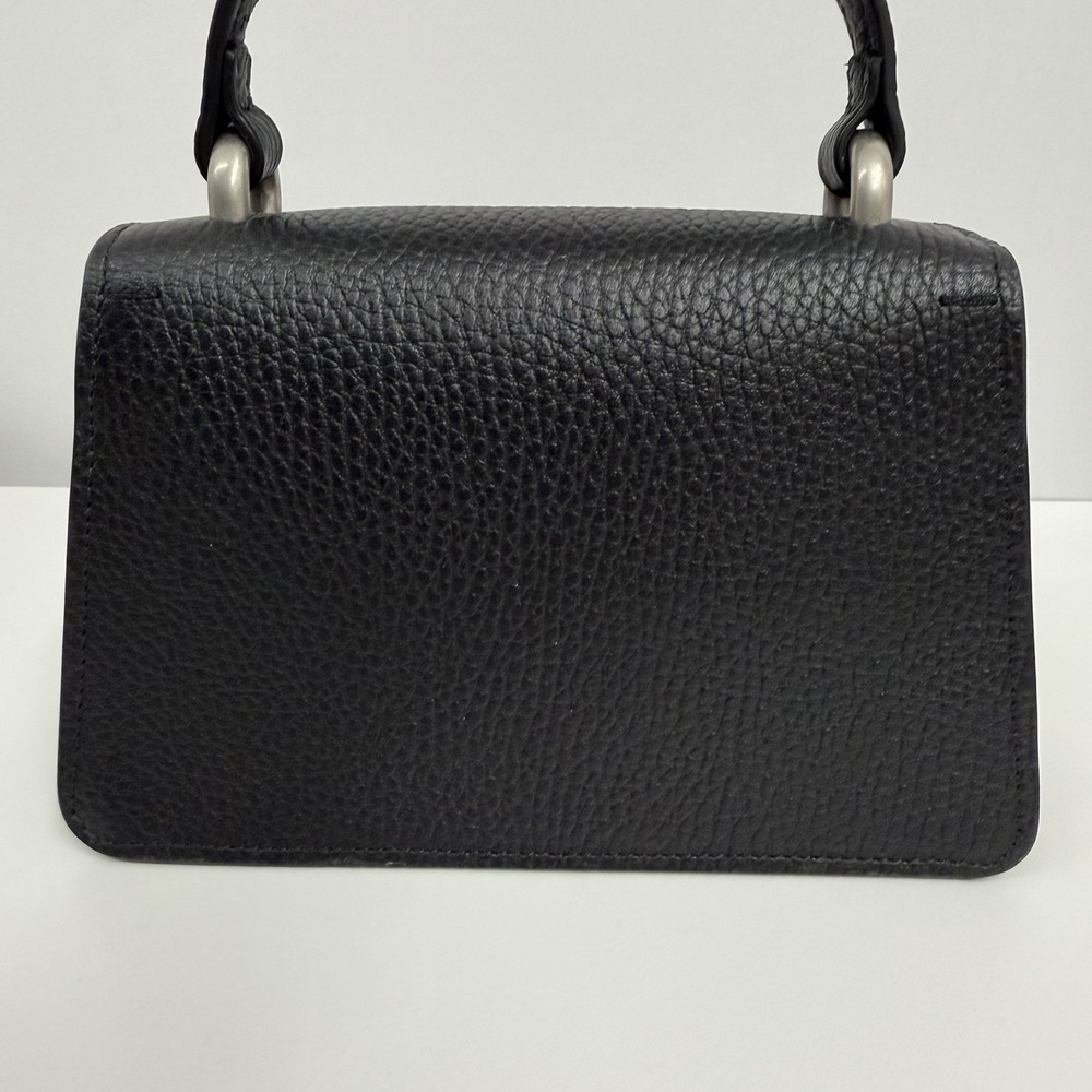Gucci Leather Dionysus Mini Bag Black Crysals NEW Top Handle Chain Box Dust Bag - Picture 10 of 16
